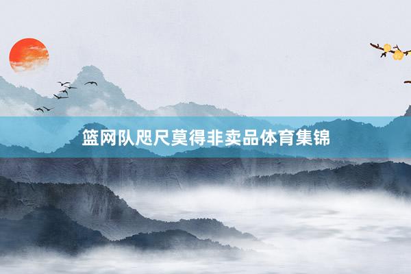 篮网队咫尺莫得非卖品体育集锦