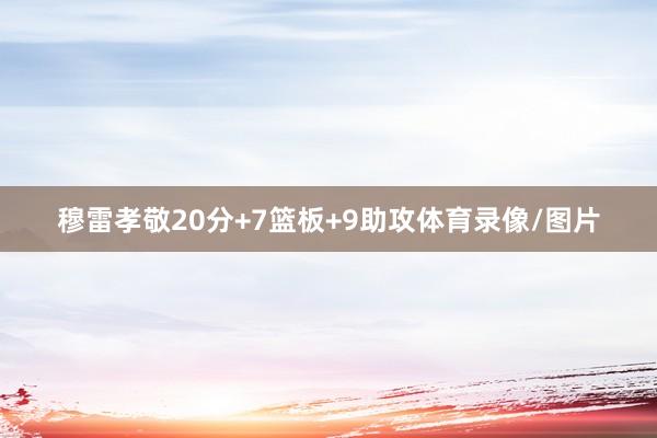 穆雷孝敬20分+7篮板+9助攻体育录像/图片