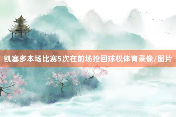 凯塞多本场比赛5次在前场抢回球权体育录像/图片