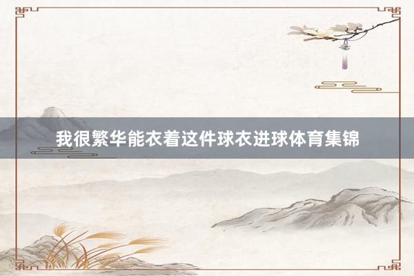 我很繁华能衣着这件球衣进球体育集锦