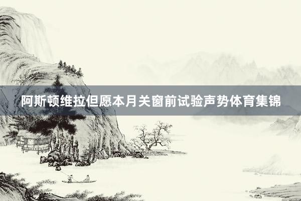 阿斯顿维拉但愿本月关窗前试验声势体育集锦
