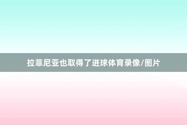拉菲尼亚也取得了进球体育录像/图片