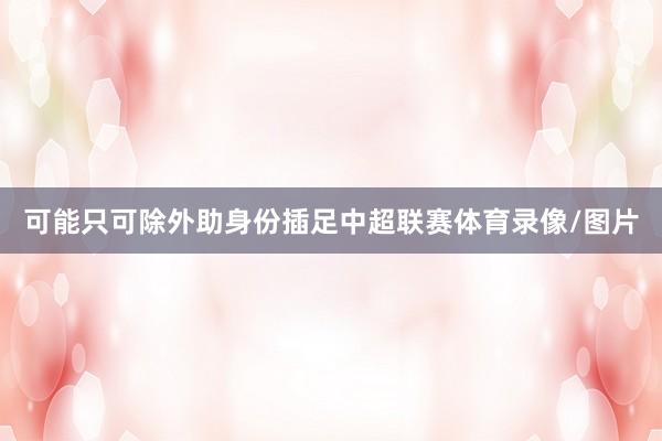 可能只可除外助身份插足中超联赛体育录像/图片
