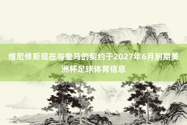 维尼修斯现在与皇马的契约于2027年6月到期美洲杯足球体育信息