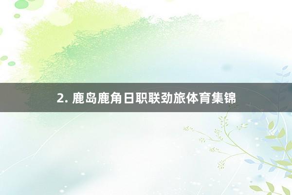 2. 鹿岛鹿角日职联劲旅体育集锦