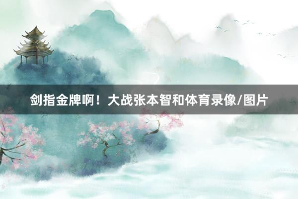 剑指金牌啊！大战张本智和体育录像/图片