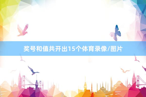 奖号和值共开出15个体育录像/图片