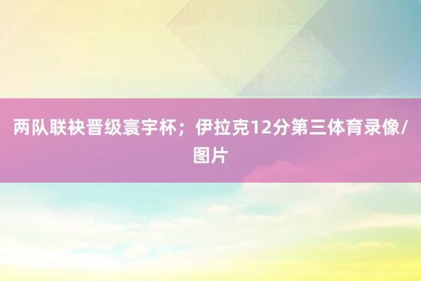 两队联袂晋级寰宇杯；伊拉克12分第三体育录像/图片