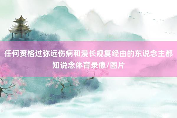 任何资格过弥远伤病和漫长规复经由的东说念主都知说念体育录像/图片