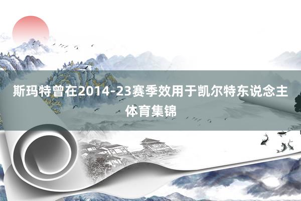 斯玛特曾在2014-23赛季效用于凯尔特东说念主体育集锦
