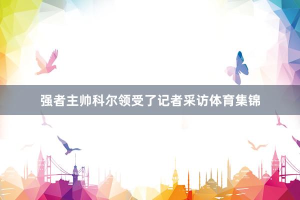 强者主帅科尔领受了记者采访体育集锦