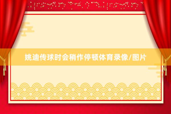 姚迪传球时会稍作停顿体育录像/图片