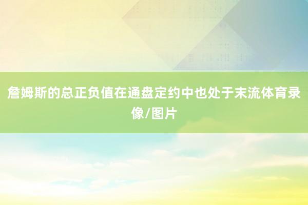 詹姆斯的总正负值在通盘定约中也处于末流体育录像/图片
