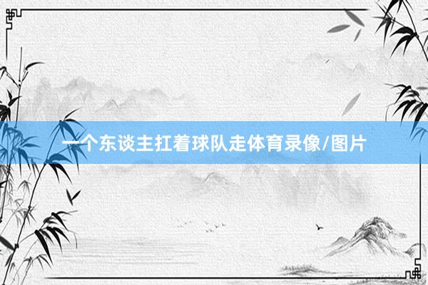 一个东谈主扛着球队走体育录像/图片