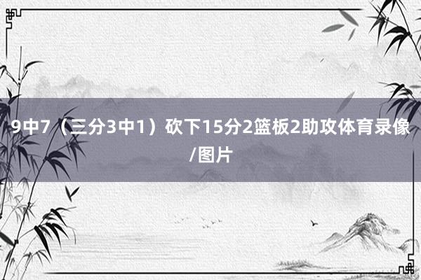 9中7（三分3中1）砍下15分2篮板2助攻体育录像/图片